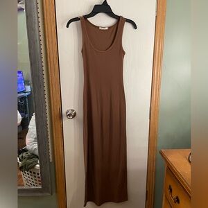 Skin body dress Brown